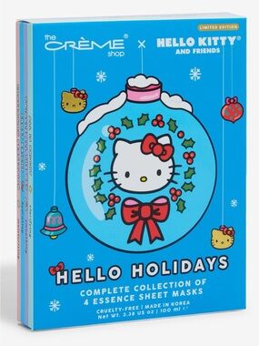 The Crème Shop x Hello Kitty Limited Edition Pack of 4 Essence Face Masks